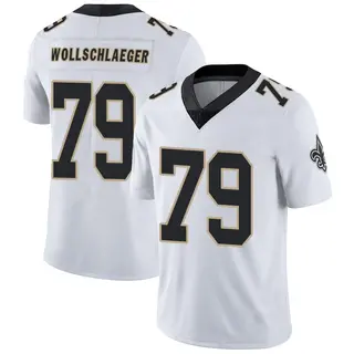 New Orleans Saints Men's Alex Wollschlaeger Limited Vapor Untouchable Jersey - White