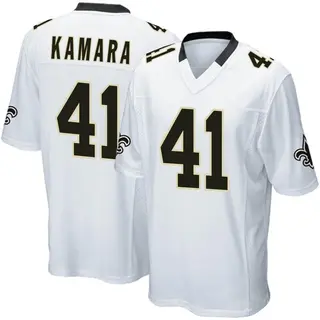 New Orleans Saints Men's Alvin Kamara Game Jersey - White