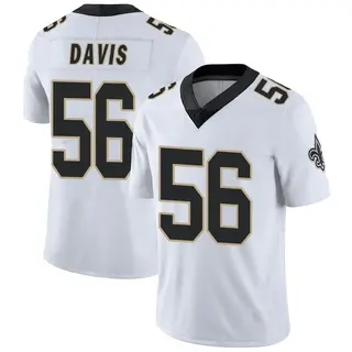 New Orleans Saints Men's Demario Davis Limited Vapor Untouchable Jersey - White