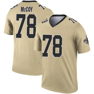 New Orleans Saints Men's Erik McCoy Legend Inverted Jersey - Gold