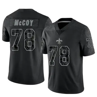 New Orleans Saints Men's Erik McCoy Limited Reflective Jersey - Black