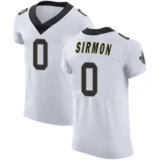 New Orleans Saints Men's Jackson Sirmon Elite Vapor Untouchable Jersey - White
