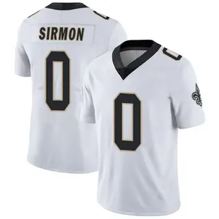 New Orleans Saints Men's Jackson Sirmon Limited Vapor Untouchable Jersey - White