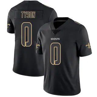 New Orleans Saints Men's Jordyn Tyson Limited Jersey - Black Impact