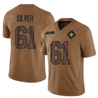 New Orleans Saints Men's Keeshawn Silver Limited 2023 Salute To Service Jersey - Brown