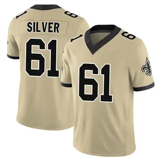 New Orleans Saints Men's Keeshawn Silver Limited Alternate Gameday s Alternate Vapor F.U.S.E. Jersey - Gold