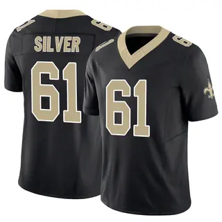 New Orleans Saints Men's Keeshawn Silver Limited Vapor F.U.S.E. Jersey - Black