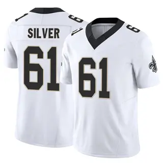 New Orleans Saints Men's Keeshawn Silver Limited Vapor F.U.S.E. Jersey - White