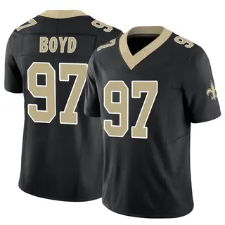 New Orleans Saints Men's Khristian Boyd Limited Vapor F.U.S.E. Jersey - Black