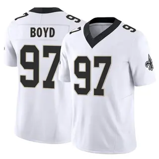 New Orleans Saints Men's Khristian Boyd Limited Vapor F.U.S.E. Jersey - White