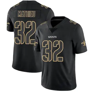 New Orleans Saints Men's Tyrann Mathieu Limited Jersey - Black Impact