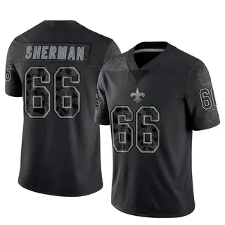 New Orleans Saints Men's Will Sherman Limited Reflective Jersey - Black