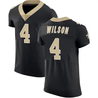 New Orleans Saints Men's Zach Wilson Elite Team Color Vapor Untouchable Jersey - Black