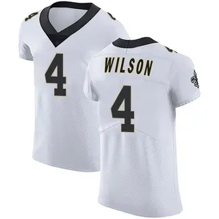 New Orleans Saints Men's Zach Wilson Elite Vapor Untouchable Jersey - White