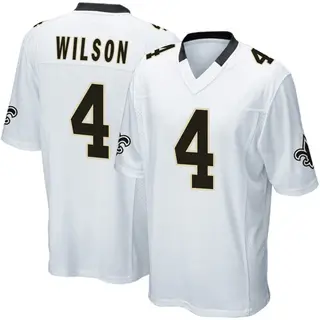 New Orleans Saints Men's Zach Wilson Game Jersey - White