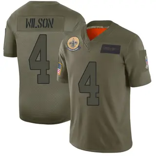 New Orleans Saints Men's Zach Wilson Limited 2019 Salute to Service Jersey - Camo