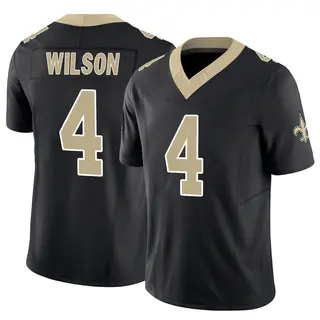 New Orleans Saints Men's Zach Wilson Limited Vapor F.U.S.E. Jersey - Black