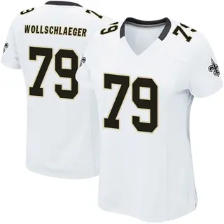 New Orleans Saints Women's Alex Wollschlaeger Game Jersey - White
