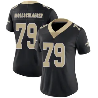 New Orleans Saints Women's Alex Wollschlaeger Limited Team Color Vapor Untouchable Jersey - Black