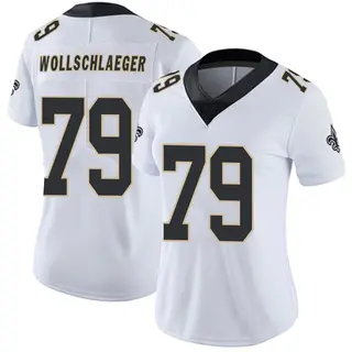 New Orleans Saints Women's Alex Wollschlaeger Limited Vapor Untouchable Jersey - White