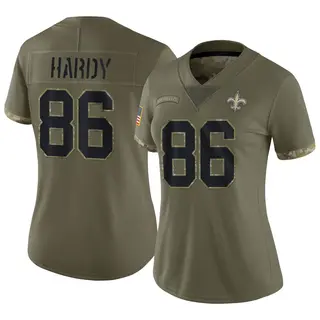 New Orleans Saints Women's Cody Hardy Limited 2022 Salute To Service Jersey - Olive
