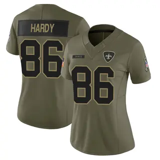 New Orleans Saints Women's Cody Hardy Limited 2025 Salute to Service Jersey - Olive