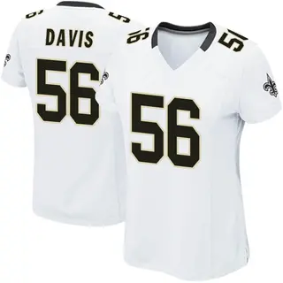 New Orleans Saints Women's Demario Davis Game Jersey - White