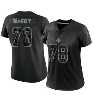 New Orleans Saints Women's Erik McCoy Limited Reflective Jersey - Black