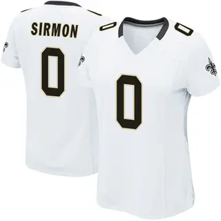 New Orleans Saints Women's Jackson Sirmon Game Jersey - White