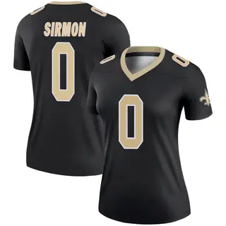 New Orleans Saints Women's Jackson Sirmon Legend Jersey - Black