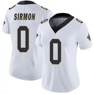 New Orleans Saints Women's Jackson Sirmon Limited Vapor Untouchable Jersey - White