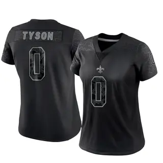 New Orleans Saints Women's Jordyn Tyson Limited Reflective Jersey - Black