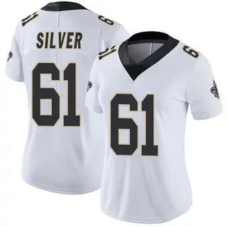 New Orleans Saints Women's Keeshawn Silver Limited Vapor Untouchable Jersey - White