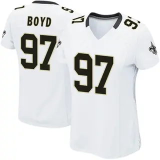 New Orleans Saints Women's Khristian Boyd Game Jersey - White