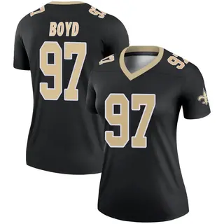 New Orleans Saints Women's Khristian Boyd Legend Jersey - Black