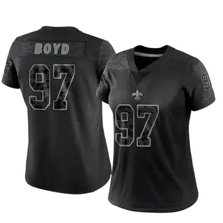 New Orleans Saints Women's Khristian Boyd Limited Reflective Jersey - Black