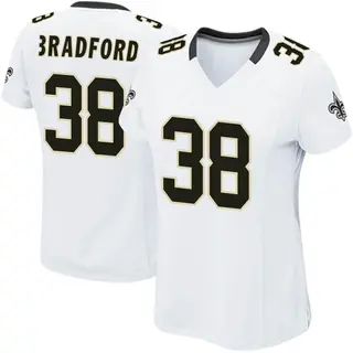 New Orleans Saints Women's Millard Bradford Game Jersey - White