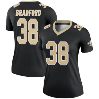 New Orleans Saints Women's Millard Bradford Legend Jersey - Black