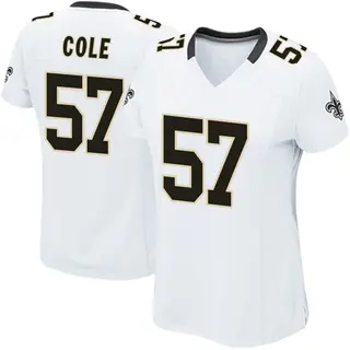 New Orleans Saints Women's Myles Cole Game Jersey - White
