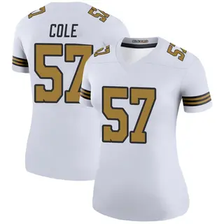 New Orleans Saints Women's Myles Cole Legend Color Rush Jersey - White