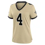 New Orleans Saints Women's Zach Wilson Game day s Alternate Jersey - Gold