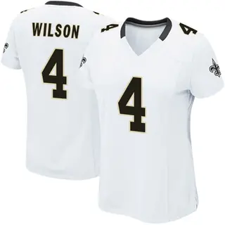 New Orleans Saints Women's Zach Wilson Game Jersey - White