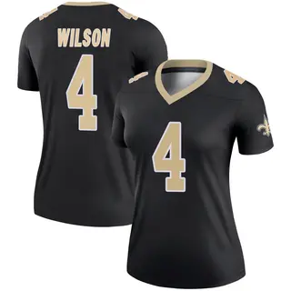 New Orleans Saints Women's Zach Wilson Legend Jersey - Black