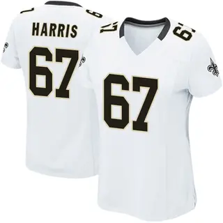 New Orleans Saints Women's Zxavian Harris Game Jersey - White