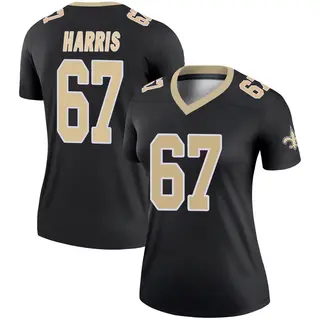 New Orleans Saints Women's Zxavian Harris Legend Jersey - Black