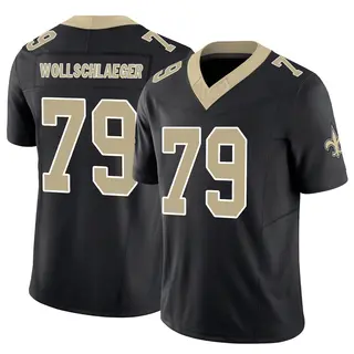 New Orleans Saints Youth Alex Wollschlaeger Limited Vapor F.U.S.E. Jersey - Black