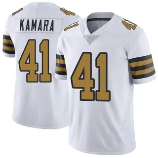 New Orleans Saints Youth Alvin Kamara Limited Color Rush Jersey - White