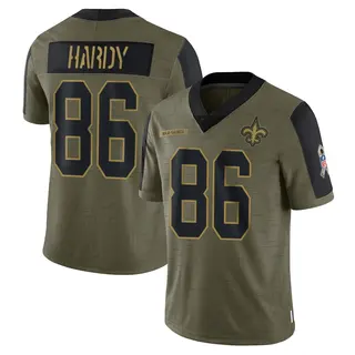 New Orleans Saints Youth Cody Hardy Limited 2021 Salute To Service Jersey - Olive