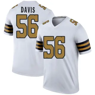 New Orleans Saints Youth Demario Davis Legend Color Rush Jersey - White