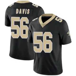 New Orleans Saints Youth Demario Davis Limited Team Color Vapor Untouchable Jersey - Black